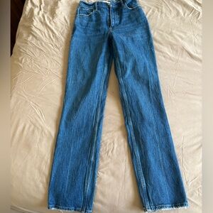 Abercrombie & Fitch Women's Straight Leg Blue Jeans